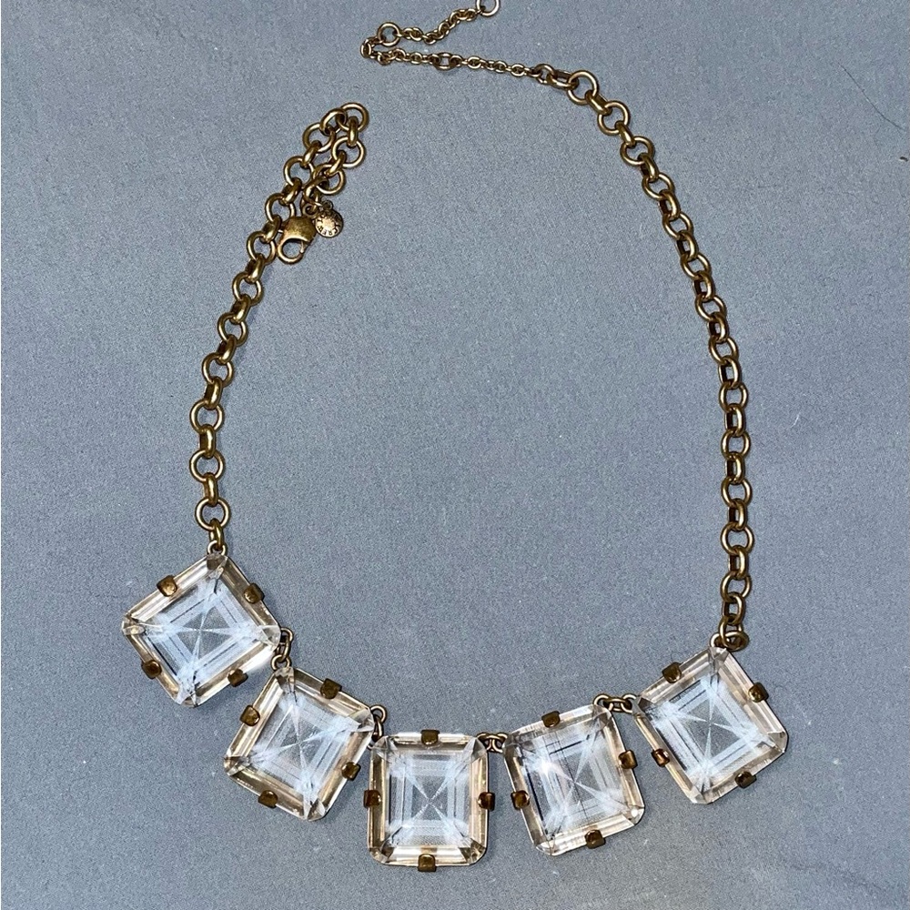 J Crew Crystal Statement Necklace